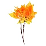 Dovewill 人工植物　庭園の装飾　人工花　ハート型　葉