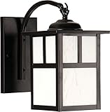 Craftmade Z1844-7 Wall Lantern with Frosted Glass Shades, Burnished Copper Finish [並行輸入品]