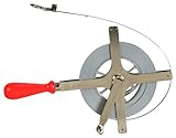 Lufkin CD2750MME 6mm 1/4-Inch x 50m 164-Foot Derrick Chrome Clad Tape by Apex Tool Group