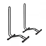 New Set Of 2 Black Bike Bicycle Floor Parking Stand Storage Rack by FDW