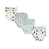 (ビッグエレファント) Big Elephant キッズ 女の子 男の子 下着 落書き もり ライン キッズパンツ ブリーフ トレーニングパンツ 四色セット 80 90 100 110 12-18ヶ月