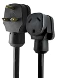 Voltec 16-00559 10/3 STW 30 Amp Traditional RV Extension Cord, 50-Foot, Black [並行輸入品]