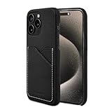 Valorex スマホケース 本革ケース トゴレザー iPhone14シリーズ 携帯カバー スマートフォン カード収納 薄型 軽量 大人 高級 (ブラック, iPhone14 Pro Max用)