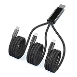 Haoyull 3 in 1 USB Type C ケーブル USB C to Type C 充電ケーブル 携帯電話タブレット用 3 in 1 USB Cケーブル
