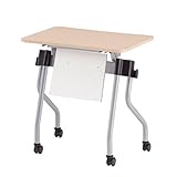 TOKIO NTA-Nホールディングテーブル パネル付 パネルカラー：ホワイト W700×D500×H720mm NTA-N750PW ナチュラル