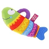 MagiDealキュートぬいぐるみおもちゃソフトStuffedレインボー魚人形ベビーインテリジェンス開発玩具