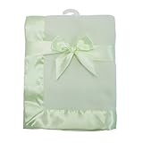 TL Care Fleece Blanket with Satin Trim, Celery, 2 by TL Care