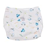 Perfk ベビー　赤ちゃん　トイレトレーニングパンツ　おむつ　トイレ　幼児用　布おむつ　コットン　再使用可能　全3サイズ - 車, S