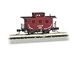 Bachmann old-time caboose-santa FE Nスケール、酸化Prototypicalレッド