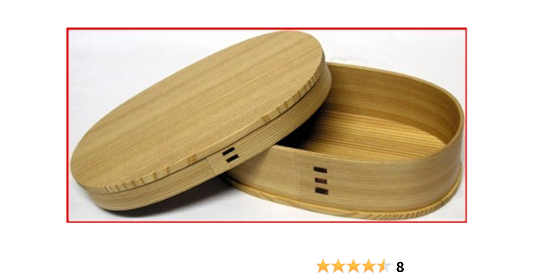 Amazon 秋田杉 大館曲げわっぱ 小判弁当箱 小 日本製 漆器 杉 保湿 天然木製 おかず 国産 天然木 女性 男性 弁当箱 オンライン通販