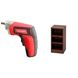 『電動ドライバー 充電式 RD110-R レッド』と『ラック スペースフィット 幅30×奥行29×高さ60cm ウォールナット S-SFR6030』のセット