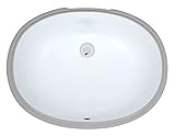 Mr Direct upl-white磁器アンダーマウントシンクバスルームのアンサンブル 7.75 x 22.00 x 16.75 inches シルバー UPL-W-PUD-C 1