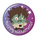 ハロウィン缶バッジ 【ゾンビ】 大きいサイズ（57mm） New安全ピンタイプ