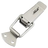 Fly Shop 4 Set Hardware Cabinet Boxes Spring Loaded Latch Catch Toggle Hasp Big W Lock [並行輸入品]