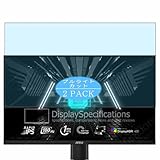2枚 VacFun ブルーライトカット フィルム ， MSI G274QPF E2 27インチ モニター 向けの ブルーライトカットフィルム 保護フィルム 液晶保護フィルム（非 ガラスフィルム 強化ガラス ガラス ケース カバー ）