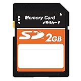 RAWR ラーウ 2GB SDカード MLCチップ Class6対応 無地シリーズ バルク + 透明ケース（本体のみ、外包装なし）オレンジブラック RSD-002GBC10BK0