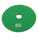 Uxcell Granite Stone 5mm Thick Wet Dry Diamond Polishing Pad 50 Grit, 4-Inch [並行輸入品]