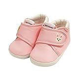 MIKIHOUSE FIRST(ミキハウスファースト)くまとうさちゃんのプレベビーシューズ(日本製) １２ｃｍ,ピンク １２ｃｍ,ピンク