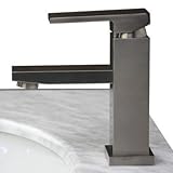 Y Decor YP82VFB-BN Dana Single Handle Lavatory Faucet, Brushed Nickel, 4.5" Spout Reach/3.25" Height