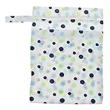 IPOTCH おむつポーチ　おむつバッグ　収納バッグ　ベビー小物入れ　お出かけ用便利　全５種　 - 青い点