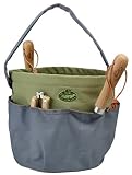 Esschert Design Round Garden Tool Bag, Gray [並行輸入品]