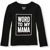 THE CHILDREN'S PLACE(ザ・チルドレンズプレイス) グローインザダークグラフィックティ トップス長袖Tシャツ 4歳【並行輸入】