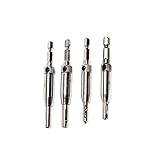 OUNONA 面取りカッター ドリルビット 石工 木工バリ取り 掘削研削盤 彫刻 六角 4本セット