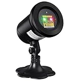 Homitt Laser Christmas Light Show W/ 11 Modes LED Projecter Waterproof Landscape Spotlights [並行輸入品]