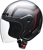 リード工業(LEAD) バイク用ジェットヘルメット APRET (アペレート) マットガンメタリック フリーサイズ (57-60cm未満)