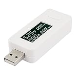 XDiscount usb電圧計電流計　デジタル電圧計の電源テスター　軽量　小型　耐久性　持ち運びやすい