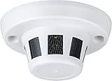 2MP 1080p Fake Smoke Detector HD-TVI/Analog Camera: 3.7mm, OSD/UTC, ICR, Indoor, 12v DC [並行輸入品]