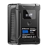 155WhVマウントバッテリー 大容量10500mAh 大容量ビデオカメラ、撮影ライト、モニター、スマホ用 長時間動画収録可能 機内持ち込み Vマウント互換バッテリー