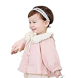 Domybest【エレガントなプリンセス】ベビーヘアバンド 明るいダイヤモンドを飾り 花の絵柄 プリンセス風 誕生日 出産祝い 百日記念 写真小道具 0-3歳に適して かわいい