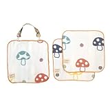 Hoppetta ホッペッタ 6重ガーゼハンカチ&クリップセット