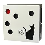 郵便ポスト EUROデザイナーズポストMB5104-Neko-KL-BEIGE 鍵付き …