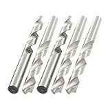 HSSストレートシャンク9.9ミリメートルツイストヘッド133ミリメートルドリルビットシルバートーン5PCS