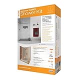 SchluterシステムKerdiシャワーキット32 " x 60 "オフセンターDrain PVCステンレススチール