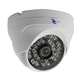 LineMak HD-CVI Dome camera, 1/3" CMOS Sensor, 1.0Mp/720p, 3.6mm lens, 30pcs LEDs, 82ft IR distance, 