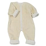 thimonier タオルカバーオール 6M クリーム×ホワイト