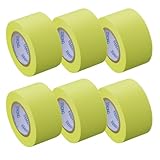 ヤマト ロールふせん 強粘着 つめかえ用 25mm幅×10ｍ 6巻入り レモン