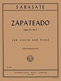 Sarasate Pablo Zapateado Op. 23 No. 2. For Violin and Piano. by Francescatti. International Music