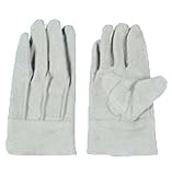 シモン　牛床革手袋【革手袋】（背縫い・床革当て付き・120双入り）《002-107APC》