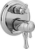 Delta Faucet T27T997 Cassidy Traditional TempAssure 17T Series Valve Trim with 6-Setting Integrated 
