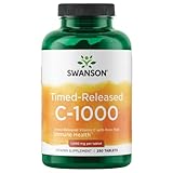 Swanson Timed-Release Vitamin C w/Rose Hips 1,000 mg 250 Tabs by Swanson Premium