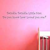 Pop Decors WL-0138-Va Inspirational Quote Wall Decal Do You Know How Loved You Are [並行輸入品]