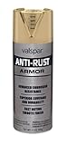 Valspar 21930 Metallic Gold Anti-Rust Armor Spray, 12 oz [並行輸入品]