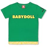 ベビードール バンダナ切替Tシャツ 子供服 90cm グリーン