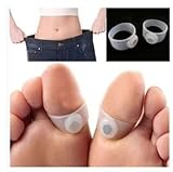 gydoxy ( TM ) 3ペア/ 6pieces磁気シリコン足マッサージつま先リング脂肪燃焼の損失重量フィートケア