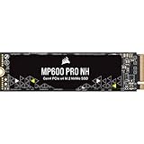 Corsair MP600 PRO NH 4TB PCIe Gen4 x4 NVMe M.2 SSD – 高密度 TLC NAND – M.2 2280 – DirectStorage 対応 - 最大 7,000MB/s – ヒートシンクなし–ブラック