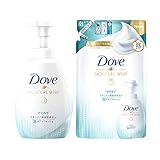 Dove(ダヴ) うるおいホイップ 泡ボディウォッシュ マイルド ポンプ+つめかえ用 ボディソープ 540g+430g ボディーソープ 微香